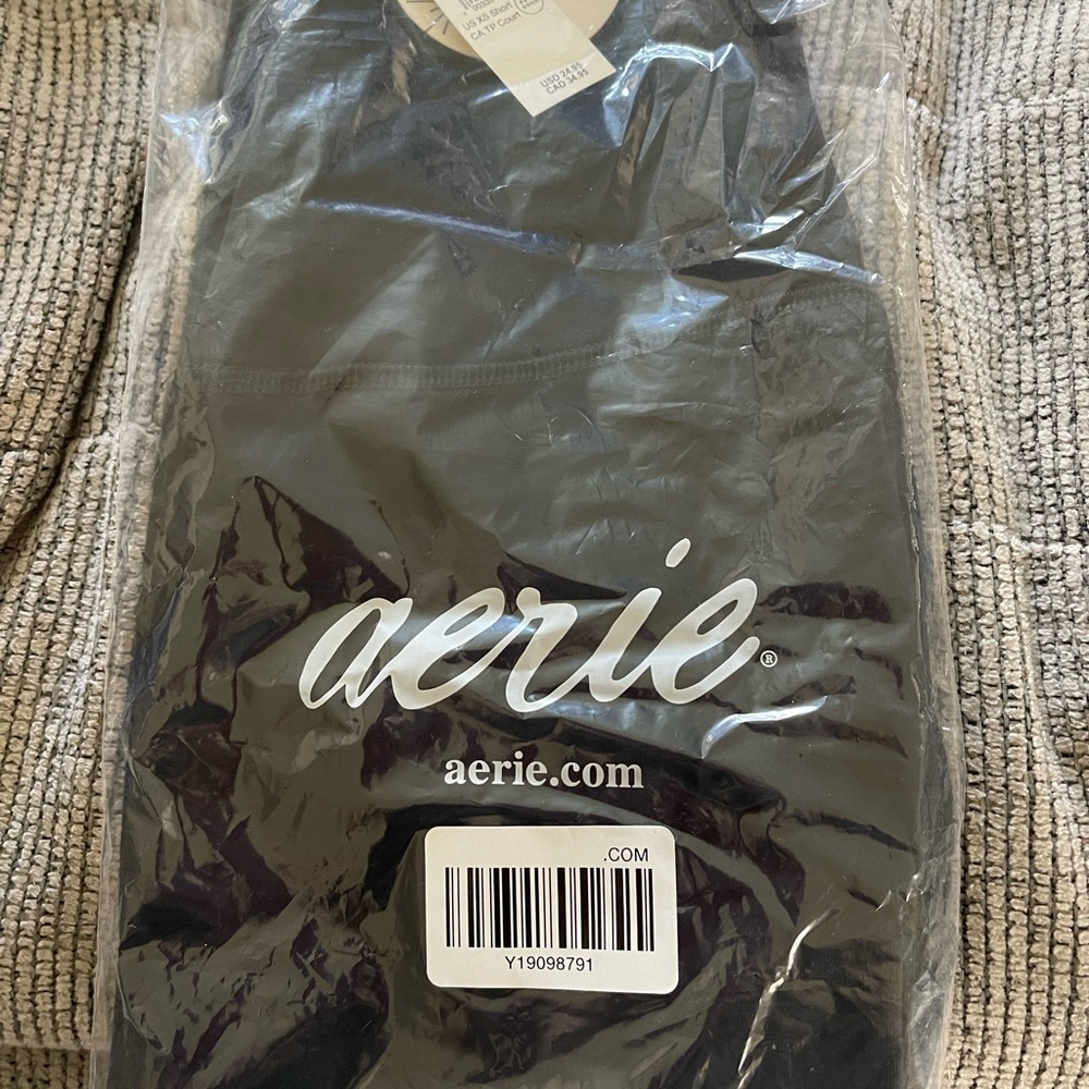Aerie Offline OG Black Leggings size XS short